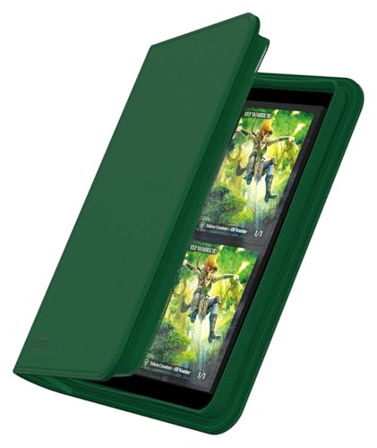 Image of Ultimate Guard Zipfolio 160 - 8 Pocket Xenoskin Green