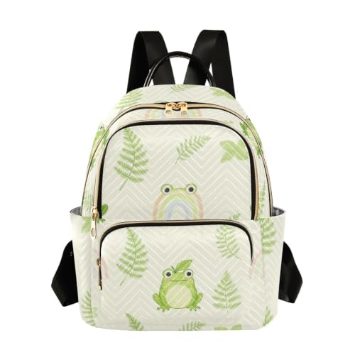 Sac à dos compact Wudan grenouille verte doté d'une ergonomie S-M pour le voyage