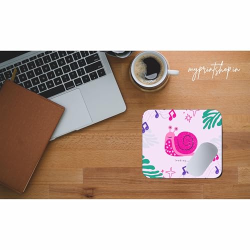 Image of Mouse Pad 9 x 7.5 Inch - Non-Slip Rubber Base, Smooth Cloth Surface for Office, Home & Gaming - Compact Rectangular Mousepad