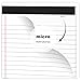 AILZFEI 12pcs Small Note Pad 5x8 College Ruled White Legal Pads Paper Notepads 12 Pack Study Back Writing Pads 5 x 8 Legal Pads Perforated Narrow Ruled Pads of Paper White
