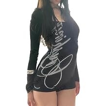Y2k Graphic Bodysuit Women Letter Print Streetwear Crop Top Vintage Grunge Goth Body Suit Hip Hop Tshirts