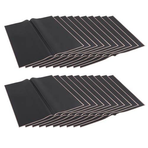 OSALADI Papel para Embalar Flores y Ramos 20 Hojas Borde Dorado Rosa, Papel para Envolver Regalos Resistente al Agua y Antimanchas, Adecuado para Flores Secas y Plantas Pequeñas