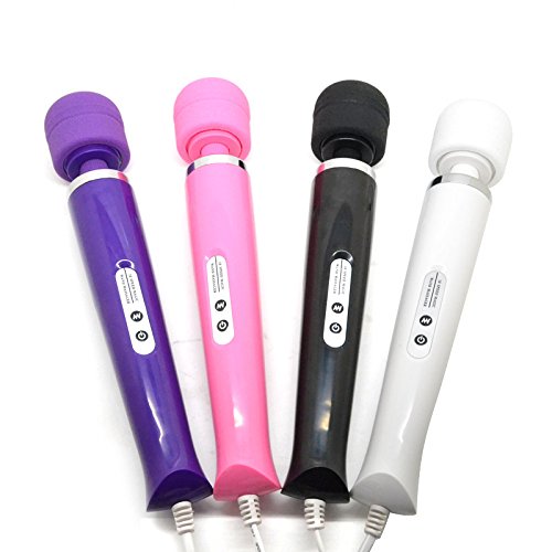 (TM) 10 Speed Magic Wand stick ultra potente personal Body collo massaggiatore colori bianco, viola, rosa, nero, Pink, 220V