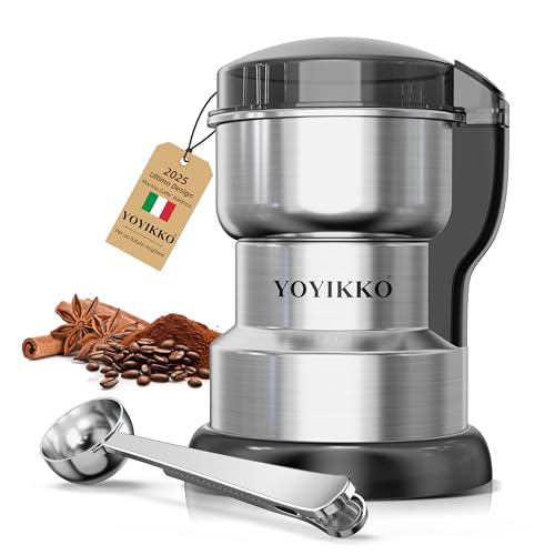 Macina Caffe' Elettrico 300W, Macinacaffè, Macinatura Regolabile Macina Caffe per