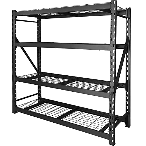 Opiniones y reviews de Estanterías y almacenaje del mes. 48 GUTSTARK Estante de Acero 4 Niveles 183 X 61 cm Organizador de Uso Rudo Soporta 2 Toneladas Anaqueles para Negocio Ajustable con 4 Repisas Estanteria Metalica Industrial...