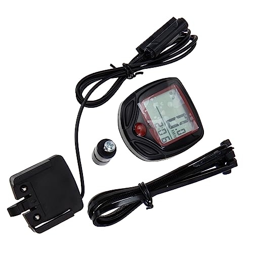 Compteur de vélo multifonctionnel étanche avec écran LCD clair
