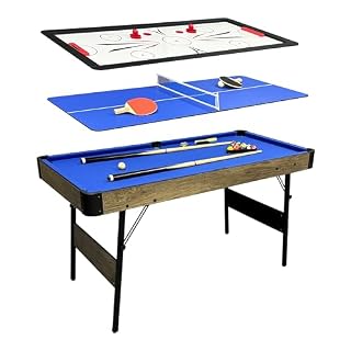 COUGAR table multi-jeux pliable 3 en 1, billard et ping-pong