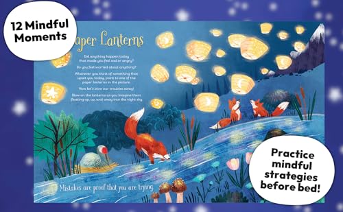 Mindful Moments at Bedtime: Children's Hardcover Picture Book 12 Mindful Moments to Help Kids Minimize Anxiety and Manage Big Feelings - Image 3