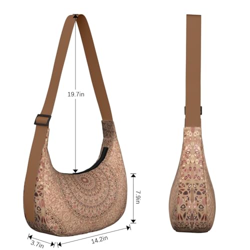 Modern Nylon Crescent Shoulder Bag Crossbody Sling Bag Lightweight Adjustable Strap Work Travel City Commuting4