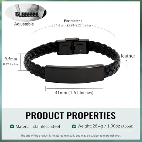 Pulsera Militar para Hombre con Grabado Personalizado miniatura 5
