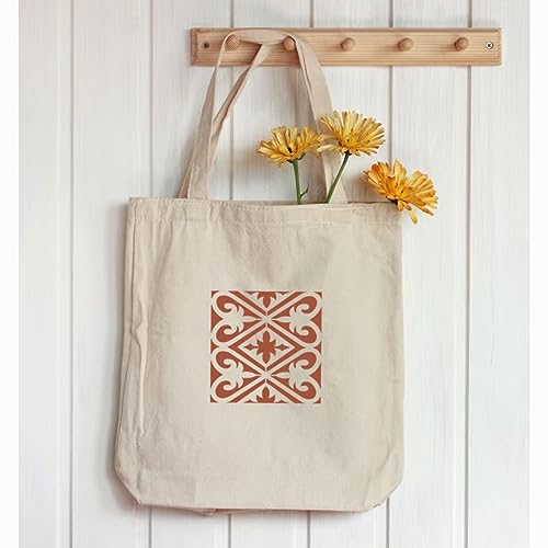 12 Pieces Border Stencils for Painting, Leaf Stencil Template Reusable Furniture Cake Decorative Stencils for Wood DIY Craft Canvas Fabric (12 Border Floral)