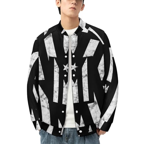 Zakqeik Bolivia-Flag Baseball Jacket Varsity Coats Loose Sports Sweatshirt for Men Women Youth