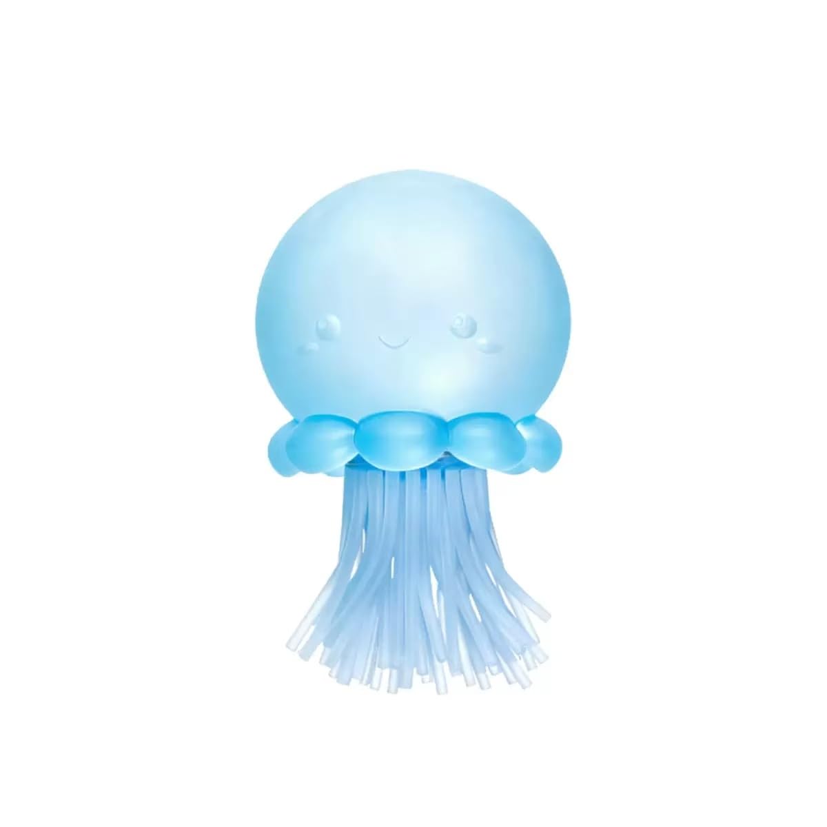 Octopus Jellyfish Squishy Toys Glitter Squishy Ball Soft TPR Squeeze Ball with Wiggly Tentacles Jellyfish Squishy Toy Sensory Fidget Toys for Travel Party Filler (blue)