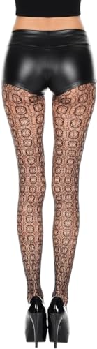 Image of ToBeInStyle Women's Large Mesh Fishnet Patterned Pantyhose Tights