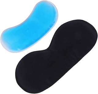 COLLBATH Máscara Para Os Olhos Com Bolsa De Gelo Para Viagem Sombra Para Os Olhos Protetor Para Os Olhos Secos Tapa-Olhos Para Dormir Cobertura Quente Para Os Olhos Em Gel Máscara De Sono