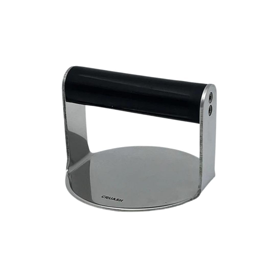 Cruash Burger Smasher, Smash Burgerpresse, Smasher, Burgerpresse Edelstahl, Professionell Edelstahl Smaher für Smash Burger (Lacy Smasher)