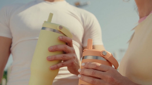 Hydrapeak Nomad 40 oz Tumbler with Handle and Straw Lid, Leakproof