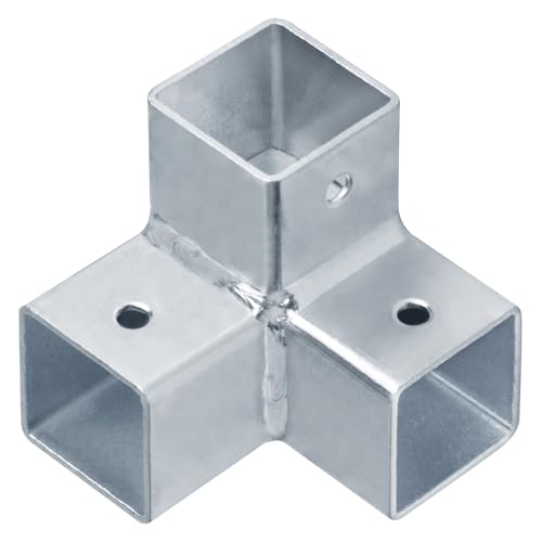 YIDU69Q 8 Pcs 1' Square Tubing Connector, 3 Way Square...