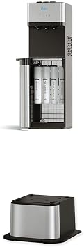 Brio Self Cleaning Bottleless Water Cooler Dispenser Bundled with Water Cooler Dispenser Base for Brio Water Cooler