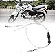Qiilu Motorrad Dual Gaszug für CG150CC Motor ABS Metall Motorrad Gaszug Ersatz