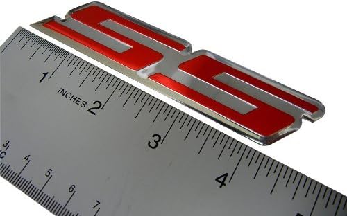 Miniatura 2 de SS Super Sport - Emblema de aluminio altamente pulido, cromado, para automóvil, camión, motor, emblema para General Motors 454 S10 Cameo Xtreme