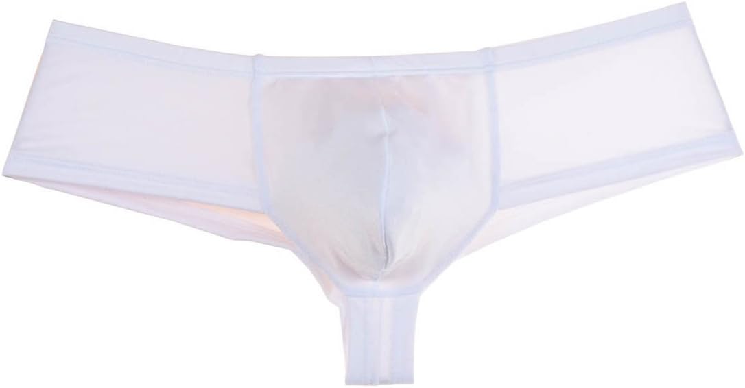 Men Cheeky Booty Bikini Boxers Bluge Pouch Thong Bottom Pants Spandex Hight Cut Boxer Briefs - Image 9