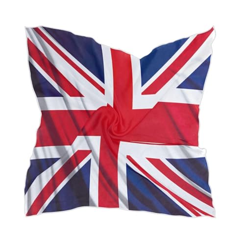 British Flag Silk Head Scarf 24
