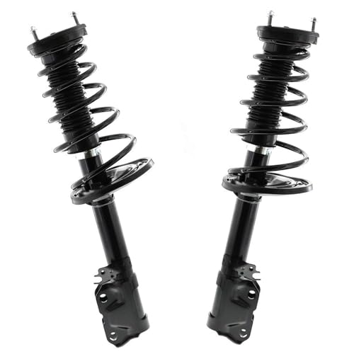 Image of Detroit Axle - 6pc Struts Sway Bars for 2013-2018 Lexus ES350 ES300h, 4 Front Rear Struts with Coil Spring Assembly 2 Front Sway Bar End Links 2014 2015 2016 2017 Replacement Suspension Kit