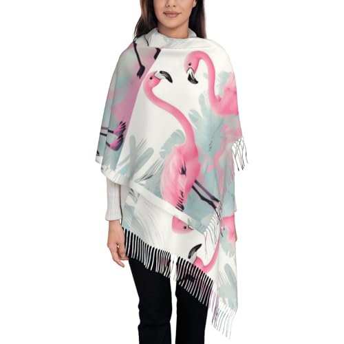 Écharpe d'hiver flamants roses pour homme et femme idéale pour vos sorties et balades citadines