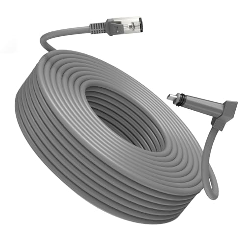Walfront Cable de Reemplazo Satelital Conexión Estable con Cable de Extensión de Antena de Plato Gen 2 para Gen 2 (6ft/1.8m)