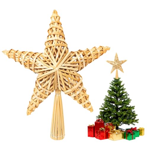 Shyllin Weihnachtsbaumspitzen (30,5 x 20cm), Natürlicher...