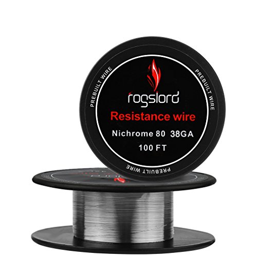 Resistance Wire Nichrome 80-38 AWG Gauge Spools 100 '