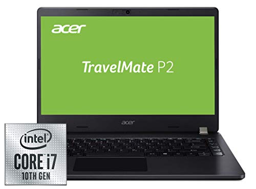 TravelMate P2 (TMP214-52-79LN) 35,6 cm (14 Zoll Full-HD IPS matt) Business-Laptop (Intel Core i7-10510U, 8 GB RAM, 512 GB PCIe SSD, Intel UHD,