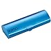 Aluminum Eyeglasses Case,EZESO Hard Shell Matte Elegant Frosted Slim Light Metal Spectacles Box For Small Frames (Blue)