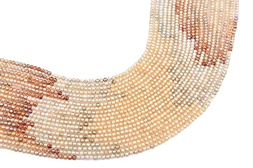 Perles rondes en zircone marron de 2mm à facettes pour création de bijoux DIY - Lot de 2