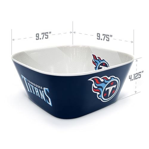 Image of YouTheFan NFL Tennessee Titans Large Party Bowl