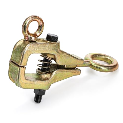 Hiceeden Heavy Duty Auto Body Clamp, 5 Ton 2 Way Auto Body Repair Tools, Frame Pull Clamp with Self-Tightening Grips for Top & Straight Automotive Car Vehicle Repair