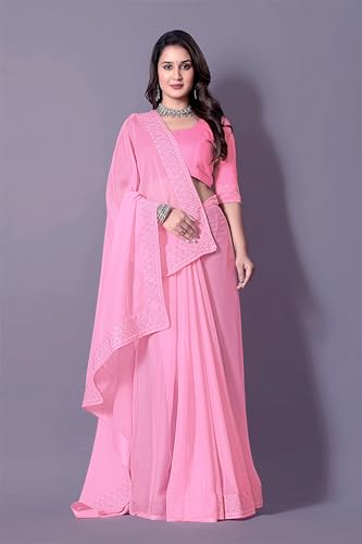 Image of FASHION Women's Trendy Banarasi Kanjivaram Navy Color Art Silk Saree with Blouse Material