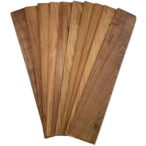 Barrington Hardwoods Walnut Thin Sawn Lumber Board Blank - 1/8"x 3" x 18" (25 pcs) Cover