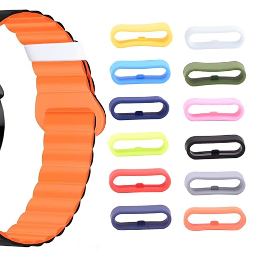 USCAUK 12pcs Silicone Locks for Magic Band + & 2.0 & More Band Keeper Clips Protector Safety Clips Secure Fastener Loop