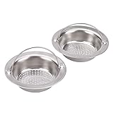 Paket enthalten: 2 Stück. Nikgic Edelstahl Küche Waschbecken Filter Sieb Spüle Filter Kitchen Sink Spüle Stahl Kitchen Sink-Sieb Stopfen für Küchenspülen