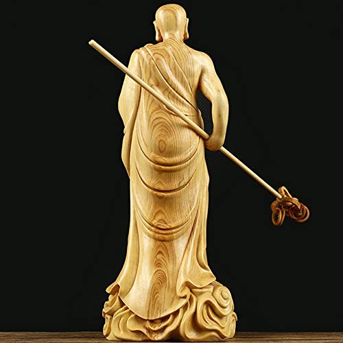 Statua del bodhisattva ksitigarbha per la Decorazione Domestica, Ornamenti di sculture di Figurine di Buddha, Decorazione per L'Ufficio in casa per la Meditazione della Religione Feng Shui,m