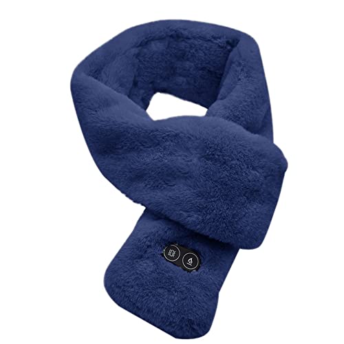 Bcamelys Schal, USB-Winter-Elektroschal, Massage-Heizschal, Winter langer warmer Schal für Männer und Frauen Cover