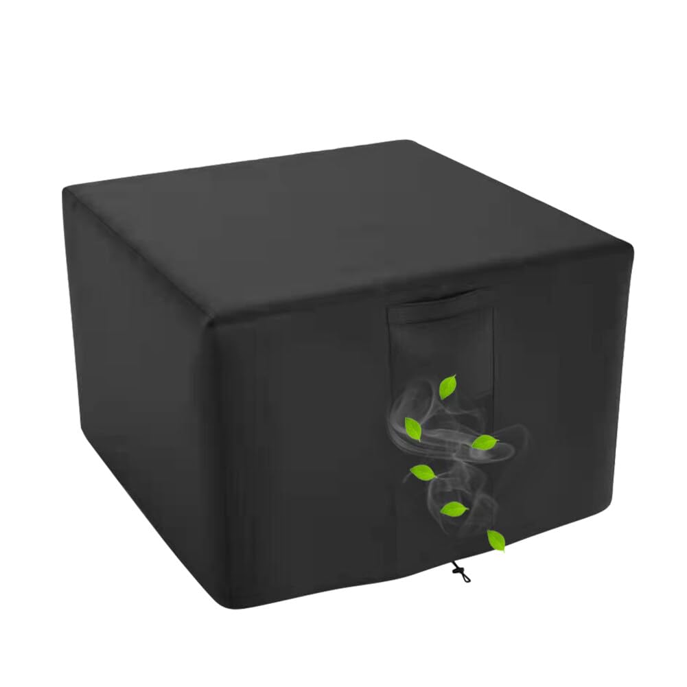 Funda protectora para Brasero Oxford 420D, cubierta de protección para brasero Oxford impermeable, funda de protección de 82 x 82 x 61 cm