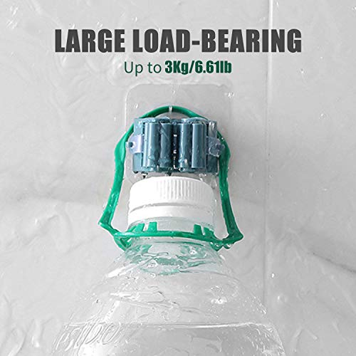 Anself Suporte de esfregão Suporte de vassoura Auto-adesivo Montado na parede Vassoura Organizador R