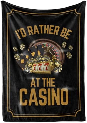 Gambling Casino Gifts Throw Blanket 9 Product Image