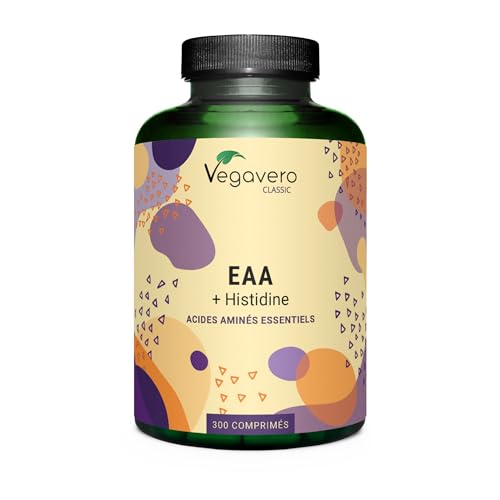 BCAA 2.1.1 | Dosage Elevé : 3000 mg | 8 Acides Aminés Essentiels (EAA) + Histidine | 100% NATUREL | Récupération + Développement Musculaire | Sans...