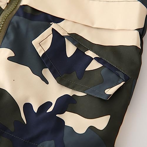 Little Girls Boys Rain Jacket Lightweight Waterproof Plain Fall Raincoat Zipper Hooded Lined Windbreaker Toddler4