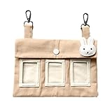 ⇛【Para la mayoría de las mascotas pequeñas】 Nuestra bolsa de comedero de heno colgante para conejos es perfecta para mascotas pequeñas como conejos, chinchillas, cobayas y más. Viene en dos tamaños Pequeño y Mediano.