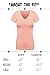 TL Women's Comfy Basic Cotton Short Sleeves Solid V-neck T-shirts ,6 Pk:: Bk_char_hgr_brn_tpe_wht,Large